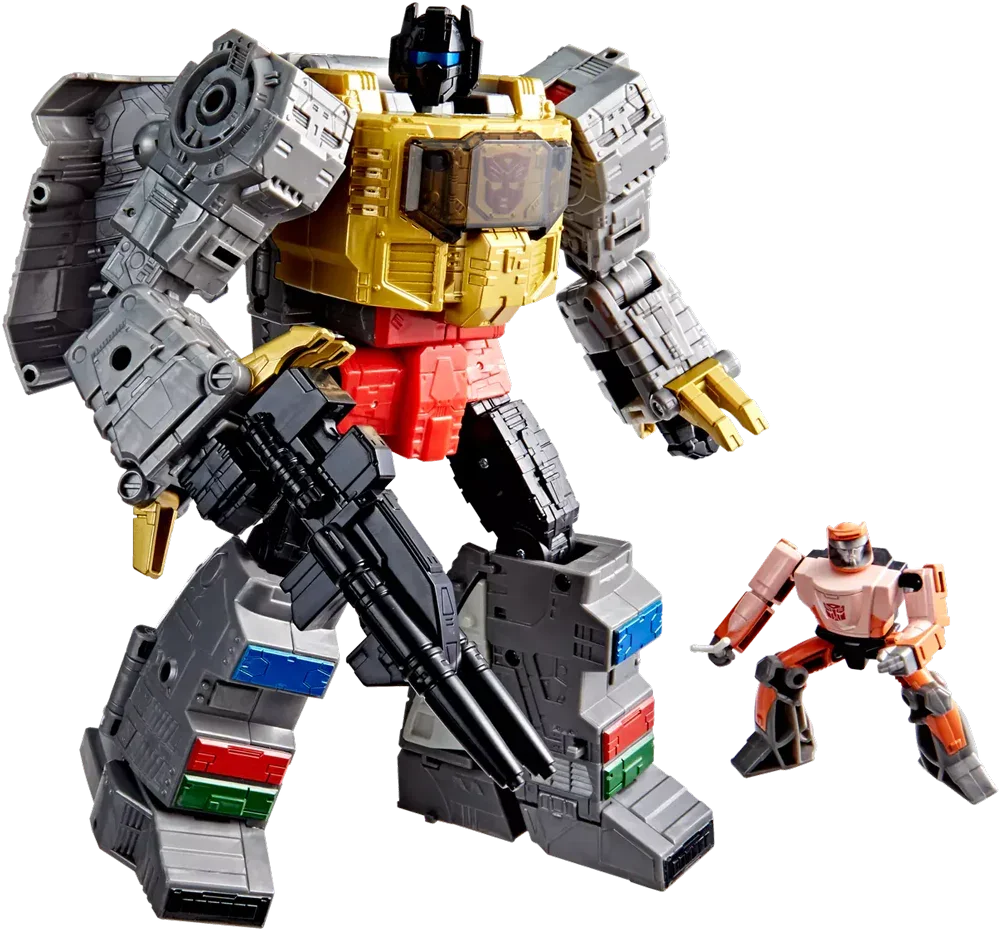 Transformers Studio Series The Transformers: The Movie Dinobot Grimlock and Autobot Wheelie - Image 2