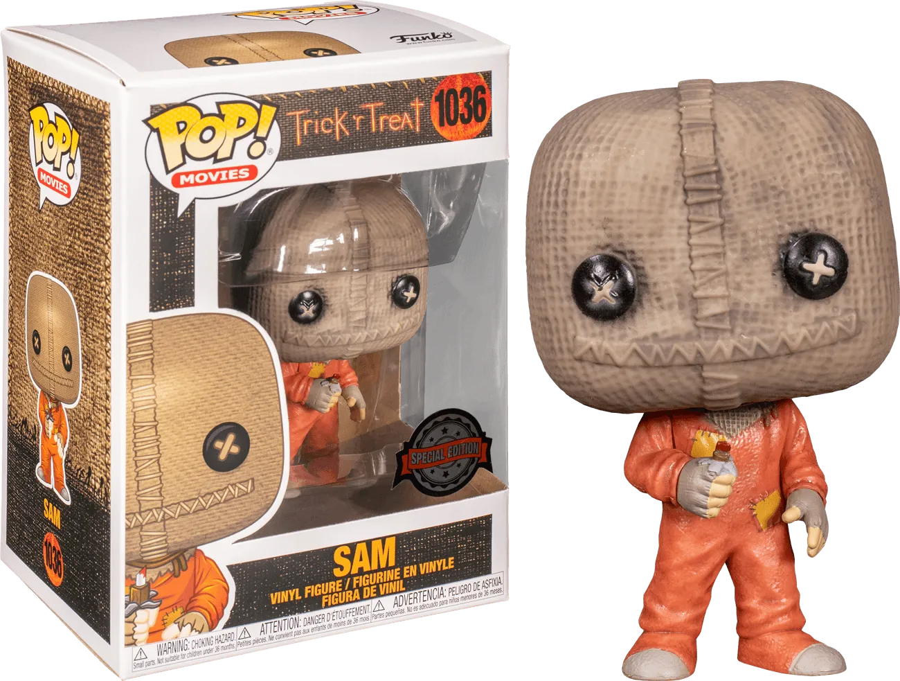 Trick 'R Treat - Sam with Razor Candy US Exclusive Pop! Vinyl [RS]