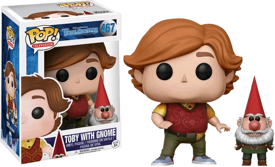 Trollhunters - Toby with Gnome Pop! Vinyl - Image 2