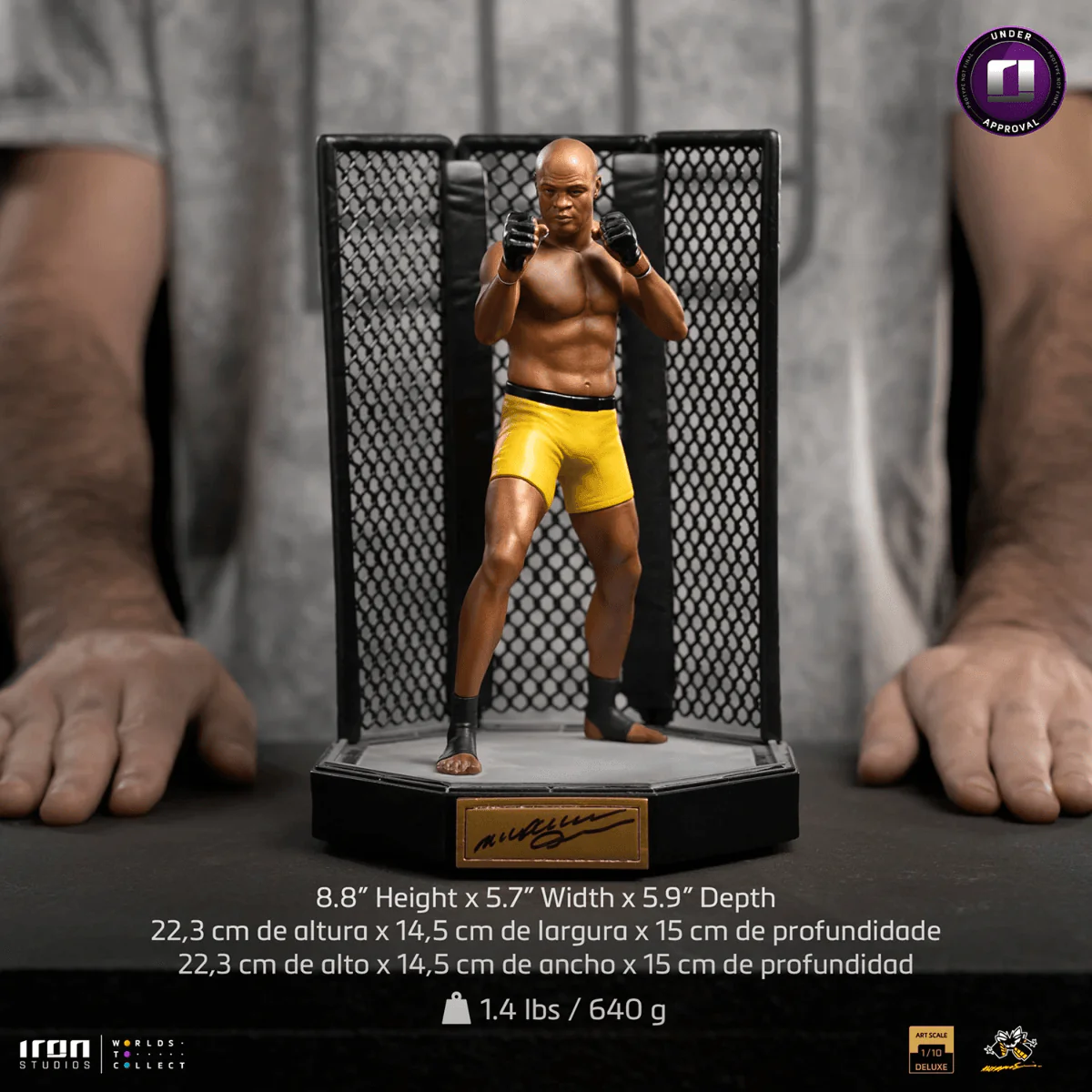 UFC - Anderson "Spider" Silva (Signed Version) Deluxe Art Scale 1:10 Scale Statue - Image 5