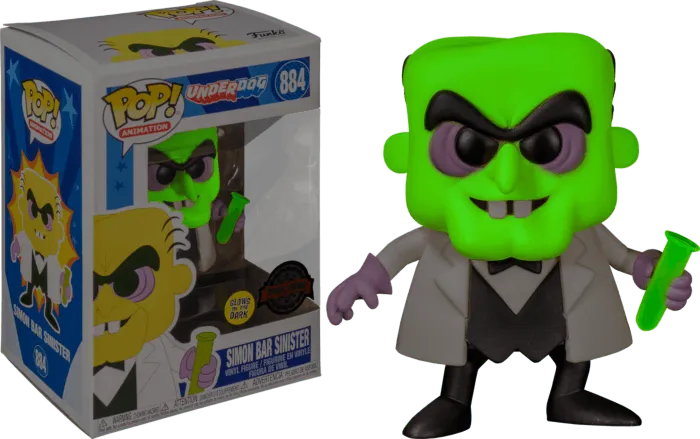Underdog - Simon Bar Sinister Glow US Exclusive Pop! Vinyl [RS] - Image 3