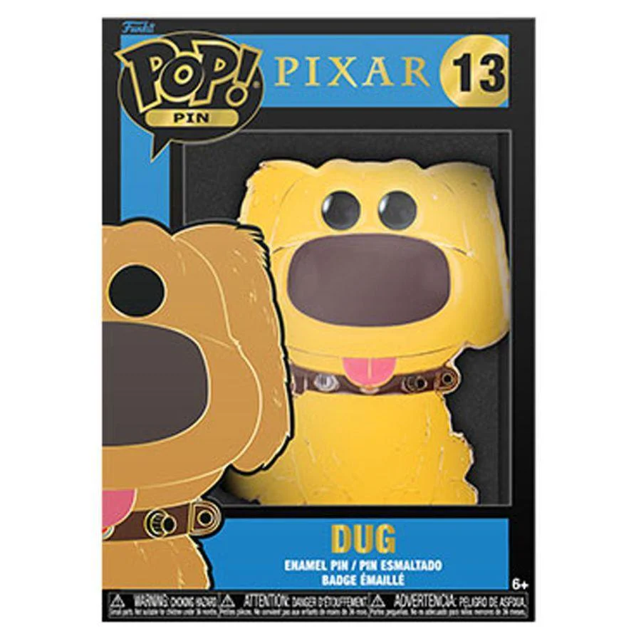 Up (2009) - Dug (with chase) 4" Pop! Enamel Pin - Image 3