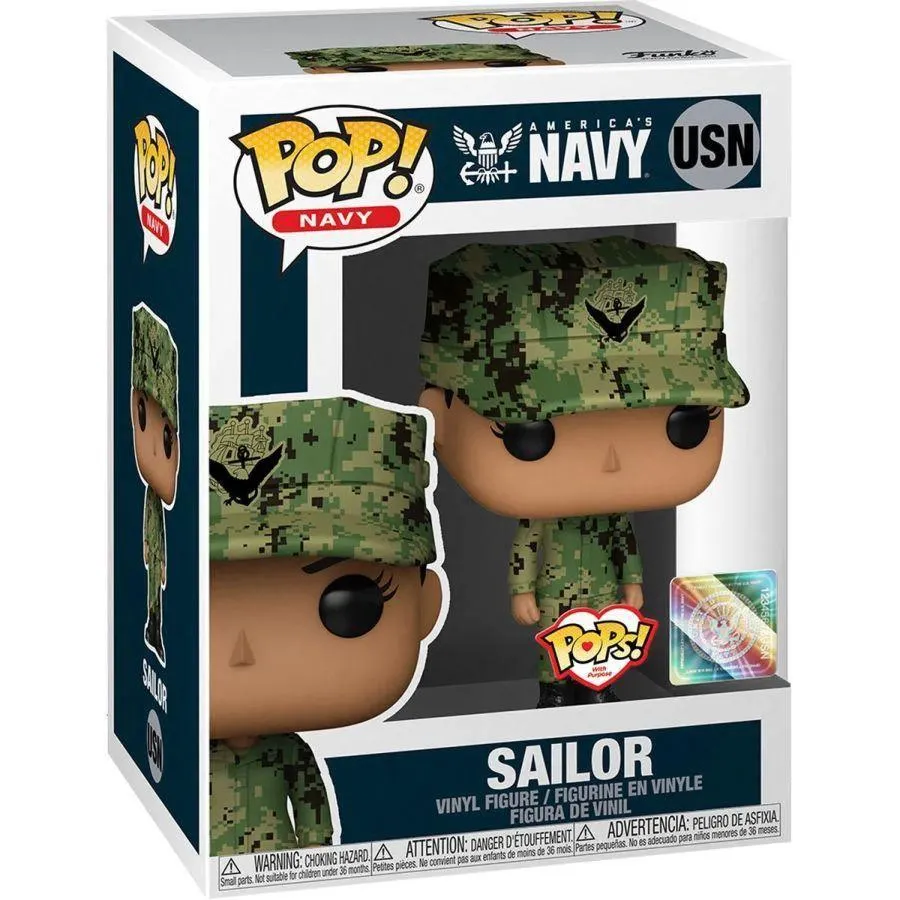 US Military: Navy - Female Hispanic Pop! Vinyl - Image 3