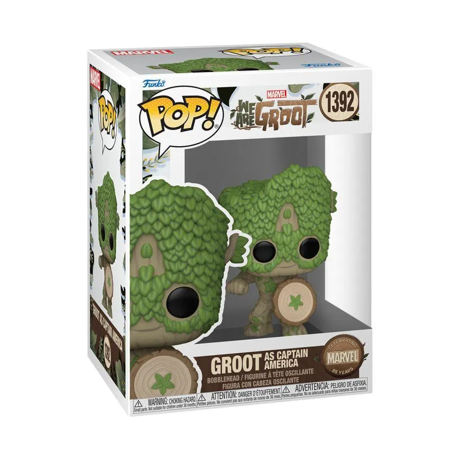 We Are Groot - Groot Captain America (Marvel: 85th Anniversary) Pop! Vinyl - Image 3