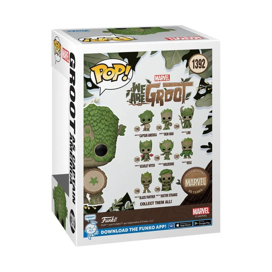 We Are Groot - Groot Captain America (Marvel: 85th Anniversary) Pop! Vinyl - Image 4