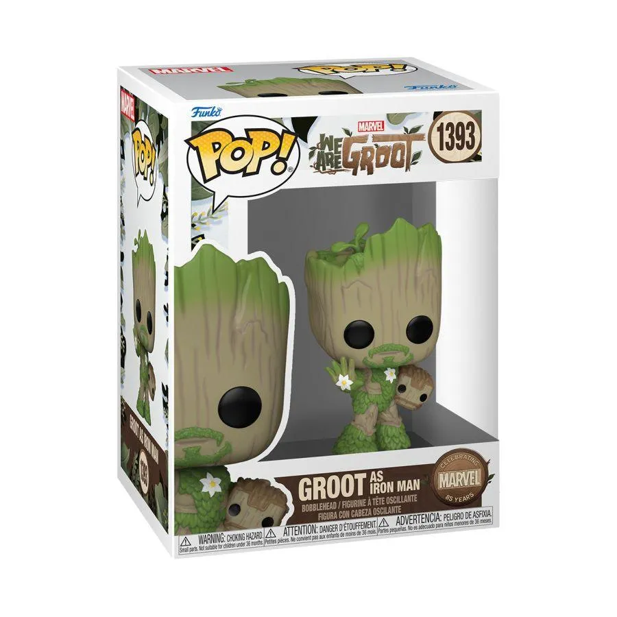 We Are Groot - Groot Iron Man (Marvel: 85th Anniversary) Pop! Vinyl - Image 3