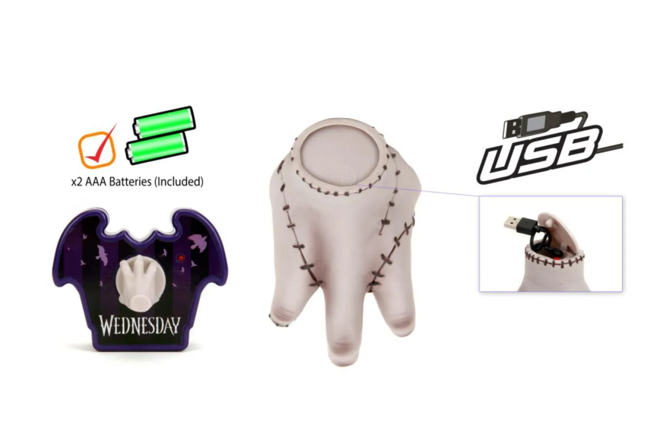 Wednesday (TV) - Thing 1:12 Scale Remote Control Toy - Image 11