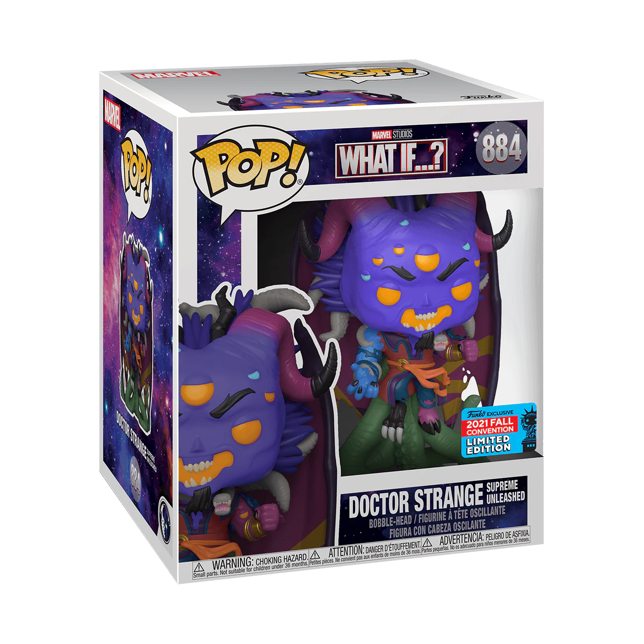 What If - Doctor Strange Supreme Unleashed Festival of Fun 2021 US Exclusive 6" Pop! Vinyl [RS] - Image 3