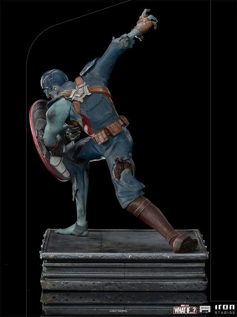 What If - Zombie Captain America 1:10 Scale Statue - Image 4