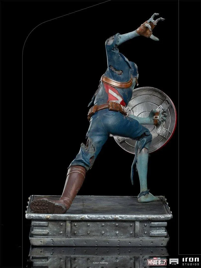 What If - Zombie Captain America 1:10 Scale Statue - Image 5