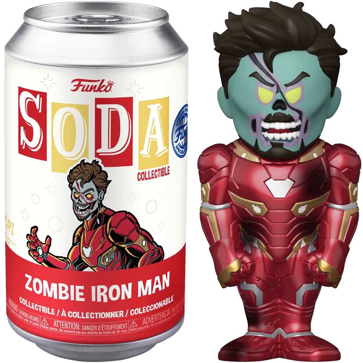 What If - Zombie Iron Man (with chase) US Exclusive Vinyl Soda [RS]
