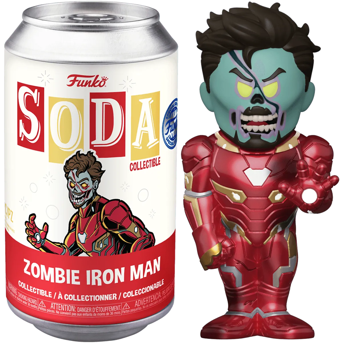 What If - Zombie Iron Man (with chase) US Exclusive Vinyl Soda [RS] - Image 2