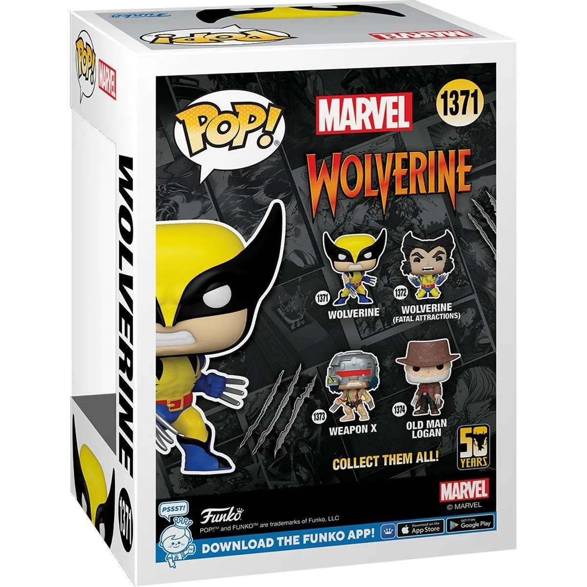 Wolverine 50th Anniversary - Wolverine (Classic) Pop! Vinyl - Image 4