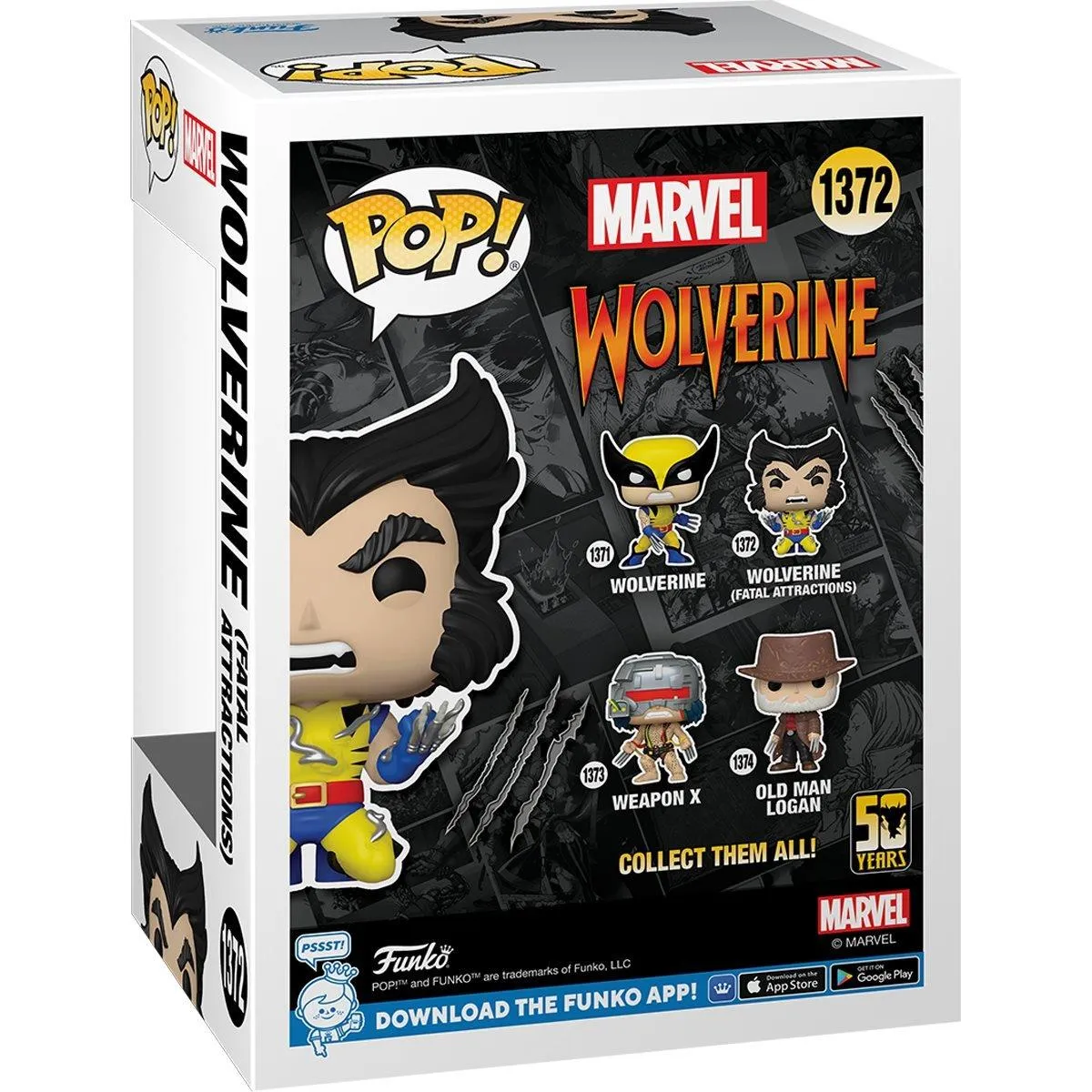 Wolverine 50th Anniversary - Wolverine (Fatal Attractions) Pop! Vinyl - Image 4