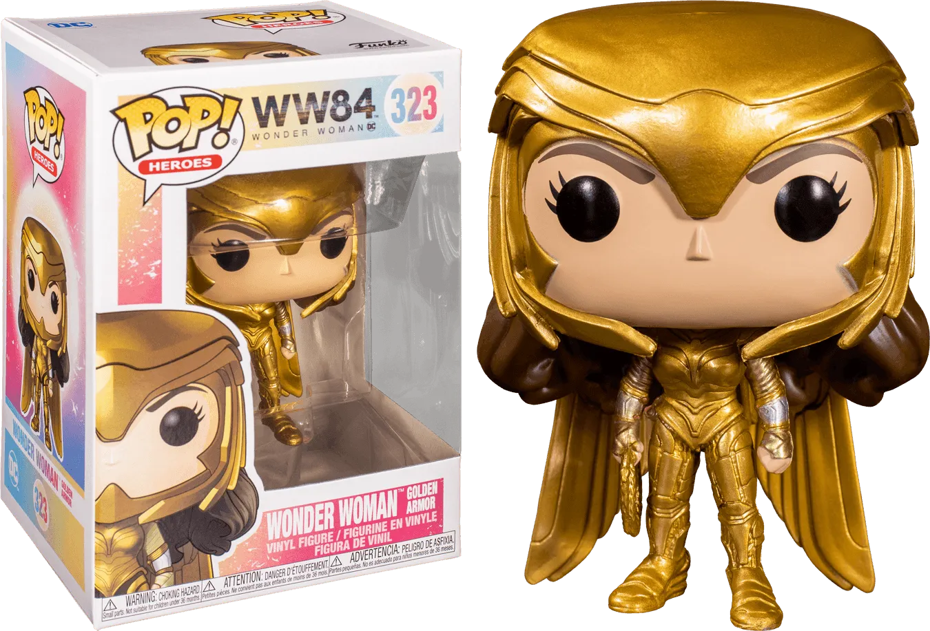 Wonder Woman: 1984 - Wonder Woman Gold Power Pose Pop! Vinyl