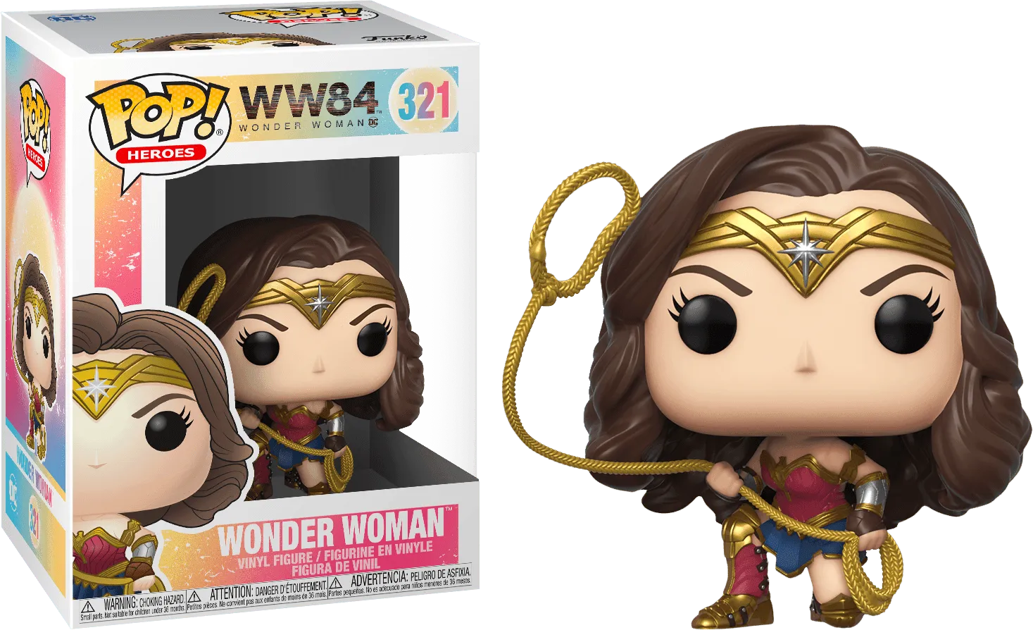 Wonder Woman 2: WW84 - Wonder Woman with Lasso Pop! Vinyl