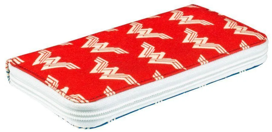 Wonder Woman Movie - Red & Blue logo Clutch Purse - Image 2