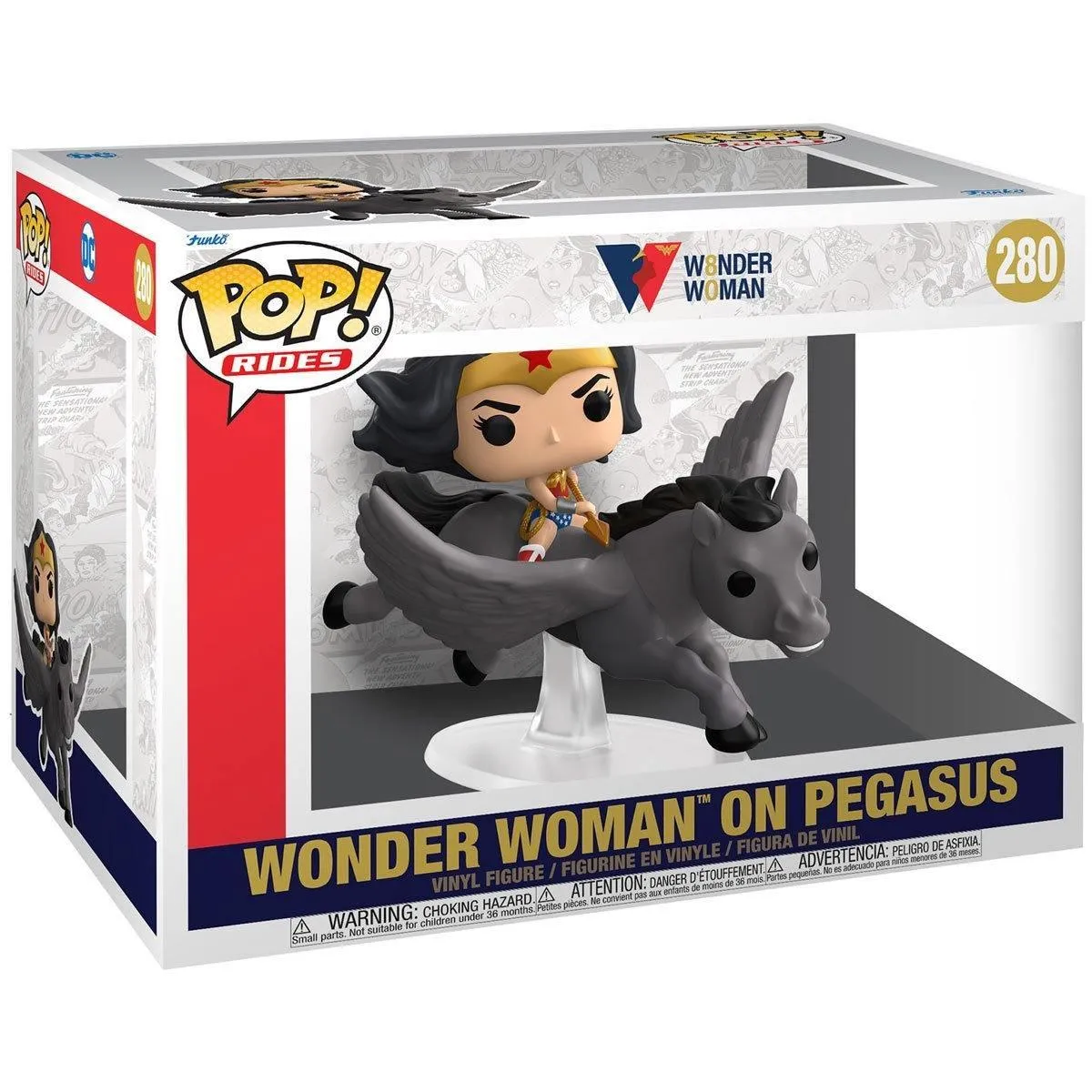 Wonder Woman - Wonder Woman on Pegasus 80th Anniversary Pop! Ride - Image 3