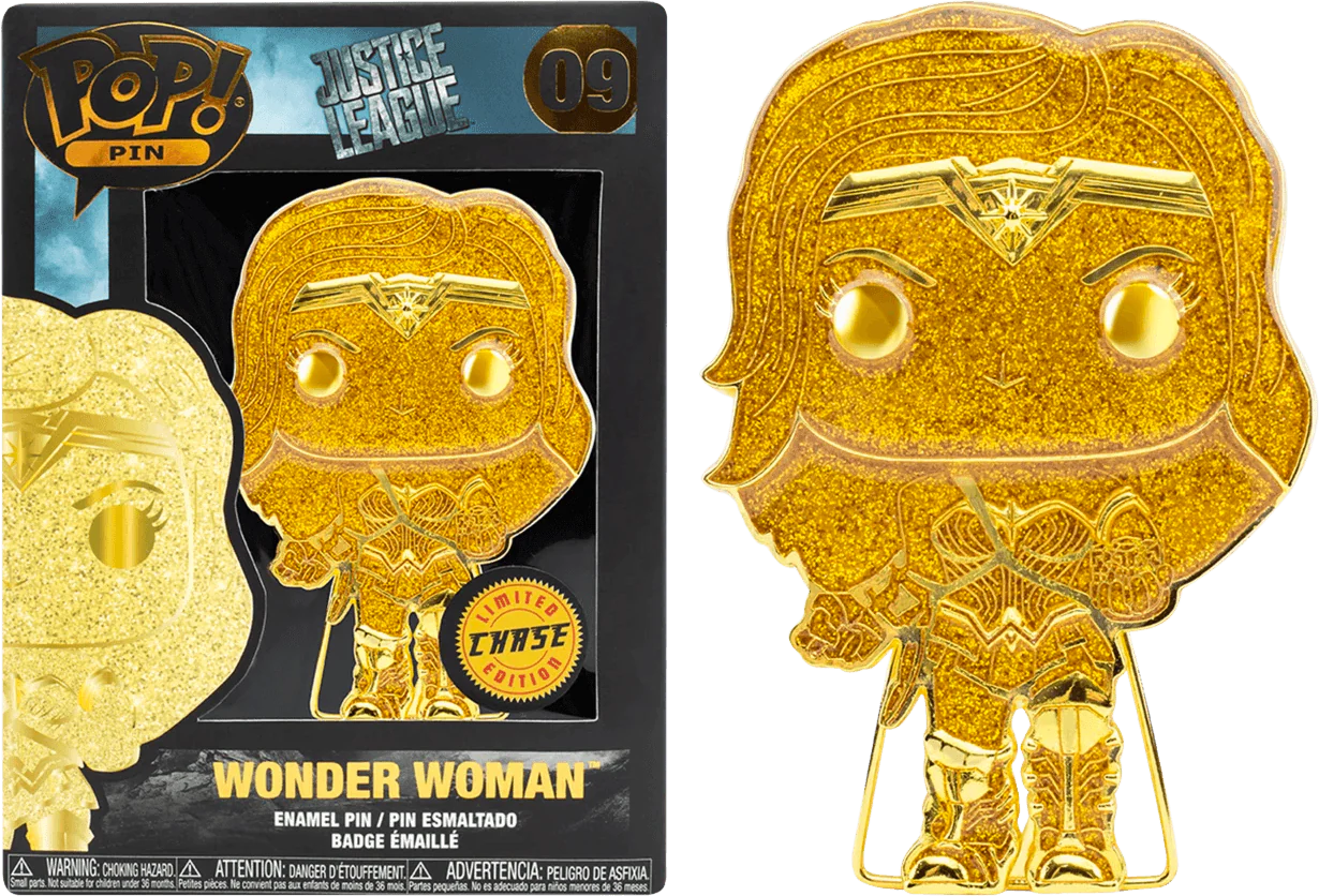 Wonder Woman - Wonder Woman (with chase) 4" Pop! Enamel Pin - Image 2