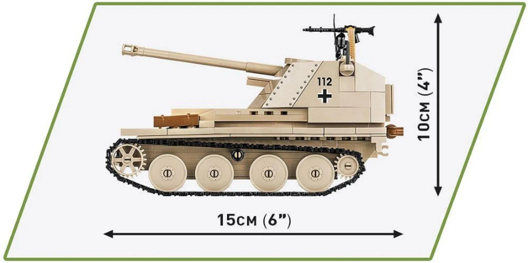 World War 2 - Sd.Kfz. 138 Marder III Ausf.M (363 Piece Kit) - Image 5
