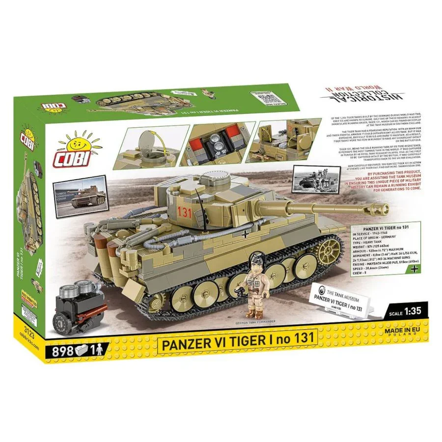 WW2 -Panzer Vi Tiger I No 131 (898 Pcs) - Image 6