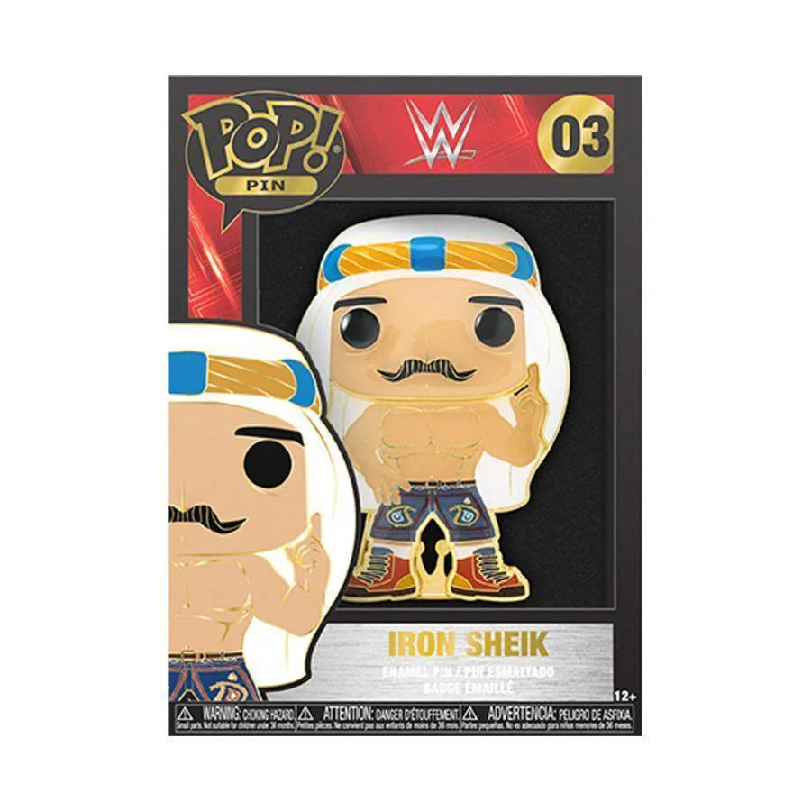 WWE - Iron Sheik 4" Pop! Enamel Pin - Image 4