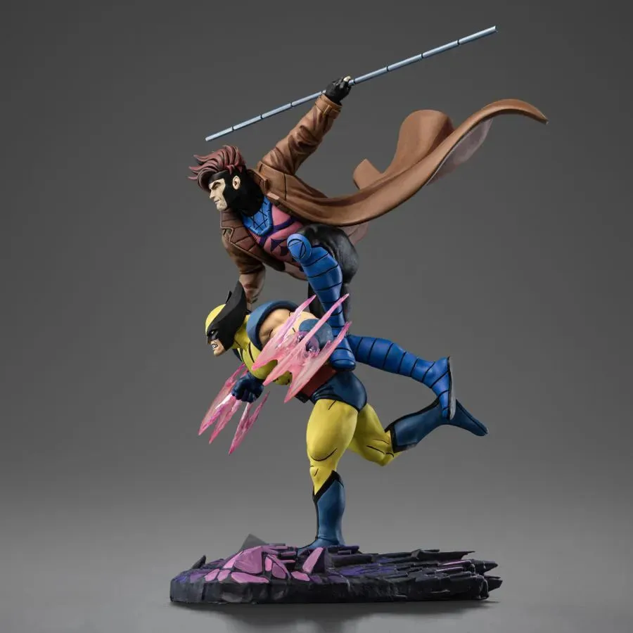 X-Men - '97 Gambit & Wolverine Deluxe 1:10 Scale Statue - Image 3