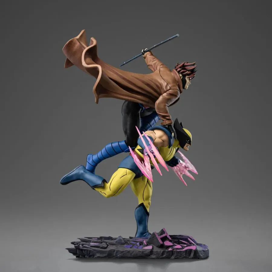 X-Men - '97 Gambit & Wolverine Deluxe 1:10 Scale Statue - Image 5
