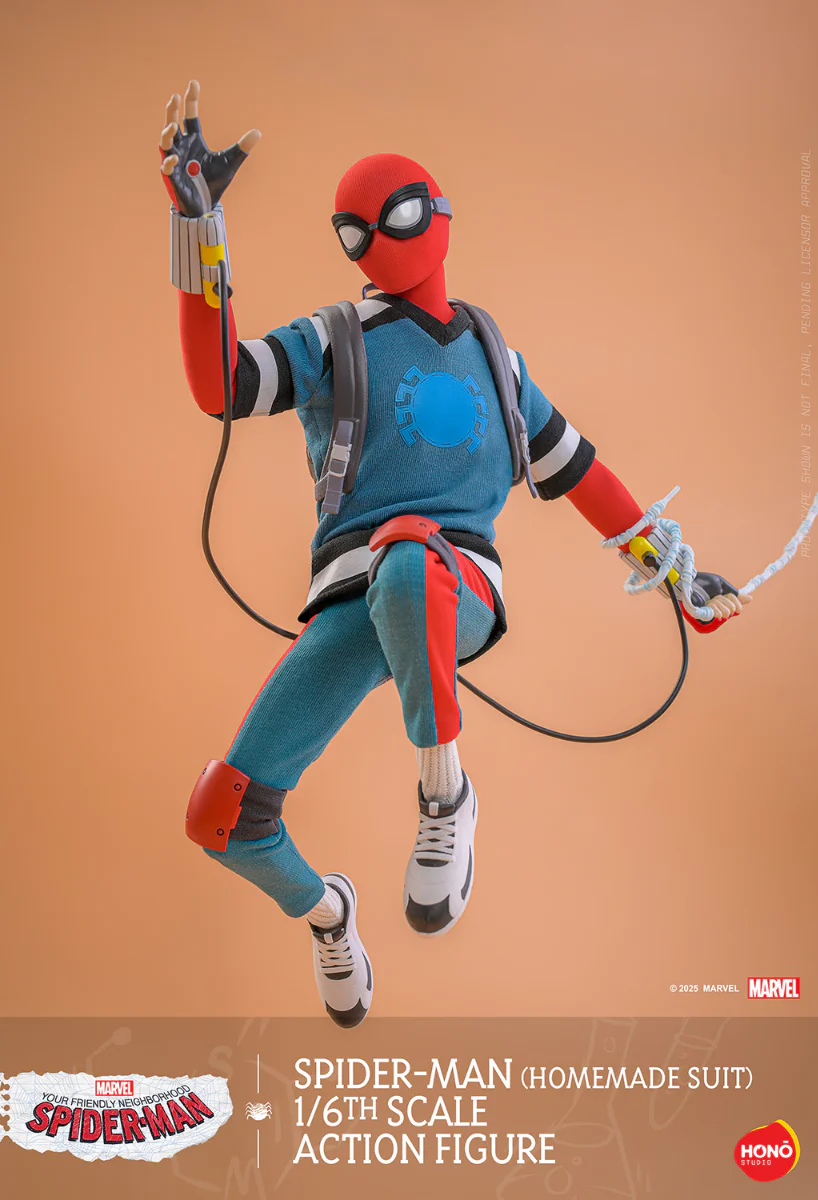 Your Friendly Neighborhood Spider-Man - Spider-Man Homemade Suit 1:6 Scale Action Figure - Image 8