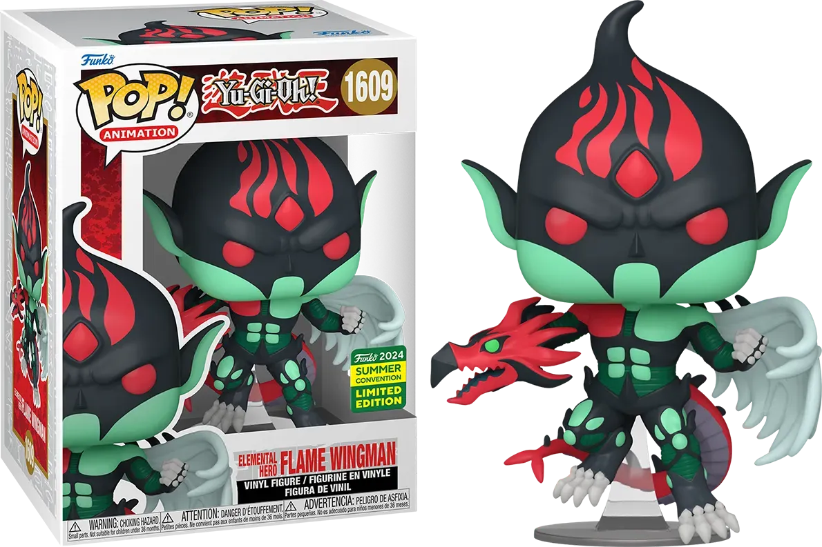 Yu-Gi-Oh! - Elemental Hero Flame Wingman Pop! Vinyl (2024 Summer Convention Exclusive) - Image 2
