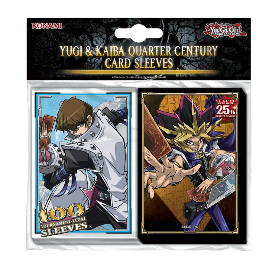 Yu-Gi-Oh! - Yugi & Kaiba Quarter Century Card Sleeves